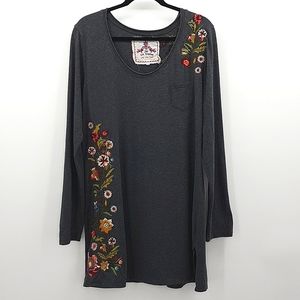 Johnny Was Longsleeve Embroidered Tunic SzL
